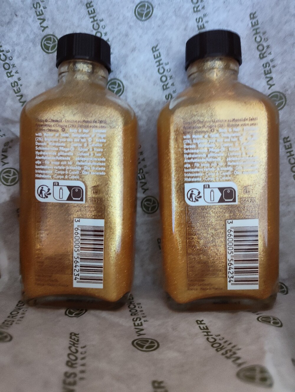 Yves Rocher Monoi de Tahiti Pearly Body Oil — Gold - Picture 2 of 2
